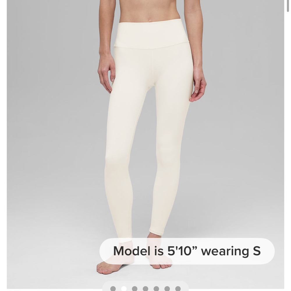 Ivory Alo Leggings size xs full length